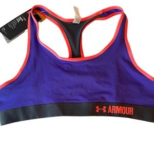 NWT Size YXL Purple Under Armour Sports Bra